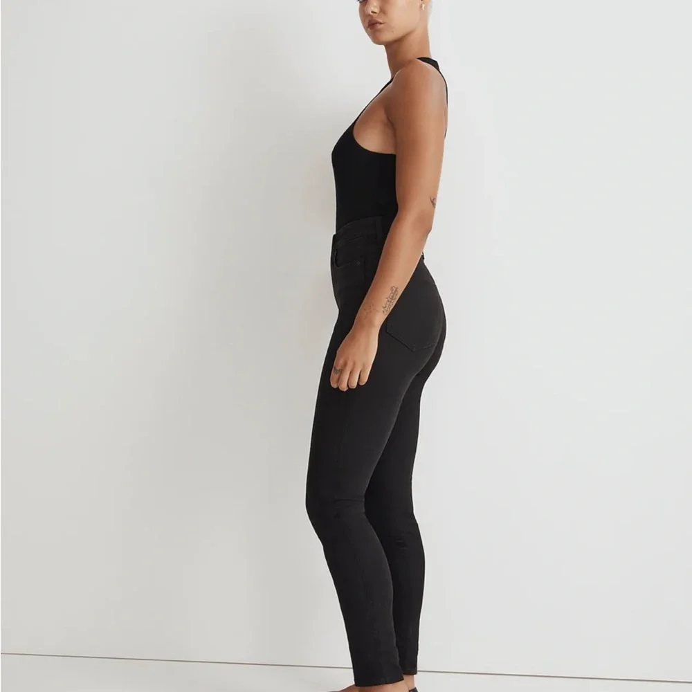 NEW WITH TAGS‎ Madewell Black Frost Tall Curvy High-Rise Skinny Jeans 24 Tall